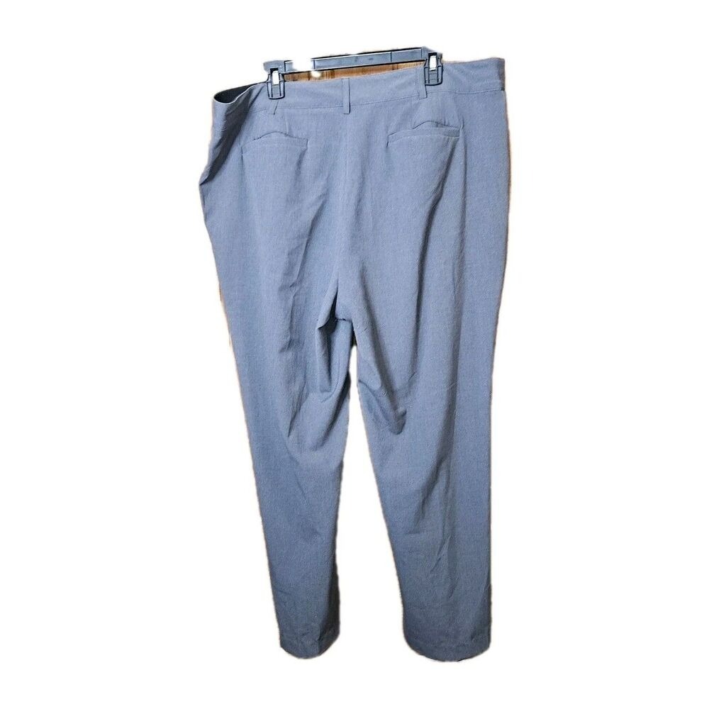 Avenue Size 18 Gray Career Slacks - Comfort Waistband Stretchy‎ Dress Pants